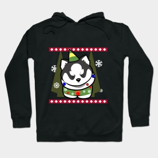 Huskies hate ugly sweaters Hoodie